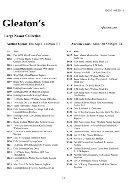 Large Nascar Collection