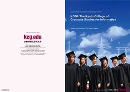 KCGI: the Kyoto College of Graduate Studies for Informatics