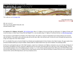 Utah Geology: Making Utah's Geology More Accessible. View South-East