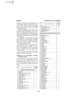 36 CFR Ch. II (7–1–13 Edition) § 294.49