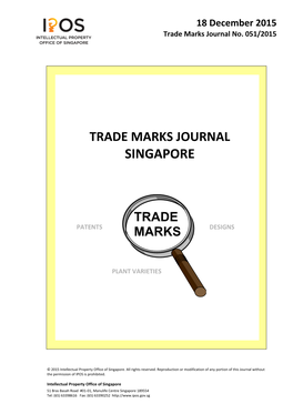 Trade Marks Journal No. 051/2015