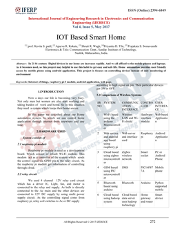 Radio Frequency Identification Based Smart