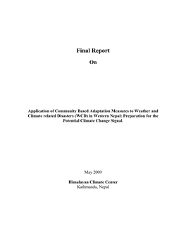 Final Report