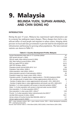 Urbanization and Sustainability in Asia