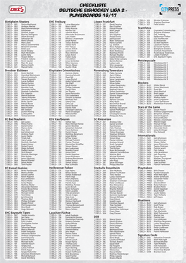 Checkliste DEL2 Playercards BASIC.Indd