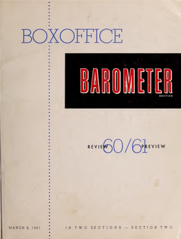 Boxoffice Barometer (March 6, 1961)