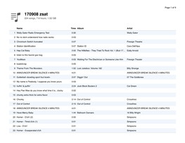 170908 Zsat 224 Songs, 7.6 Hours, 1.52 GB