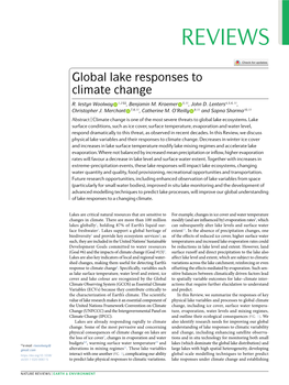 Global Lake Responses to Climate Change