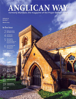 Anglican Way Vol 37, No 1