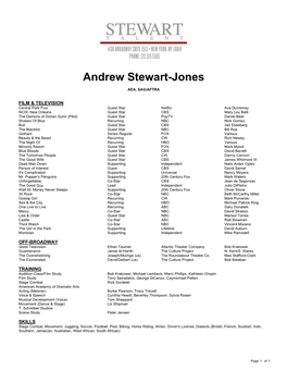 Andrew Stewart-Jones