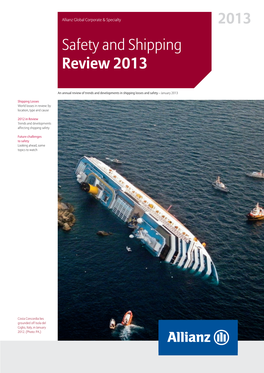 Safety and Shipping Review 2013