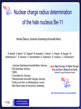 Nuclear Charge Radius Determination of the Halo Nucleus Be-11