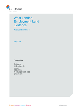 West London Employment Land Evidence 2019