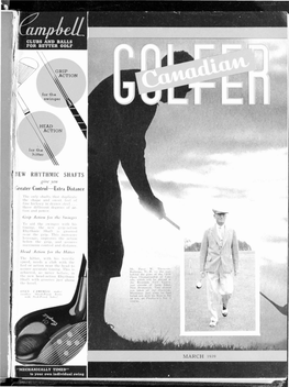 Canadian Golfer, March, 1939