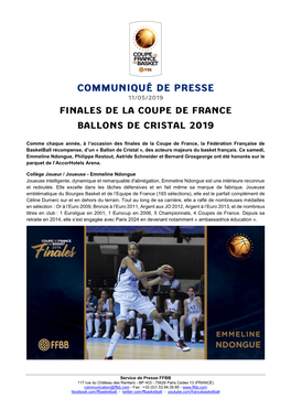 Comme Chaque Année, À L'occasion Des Finales De La Coupe De France