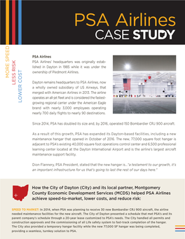 PSA Airlines CASE STUDY