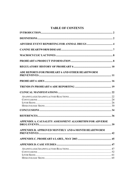 Table of Contents Introduction