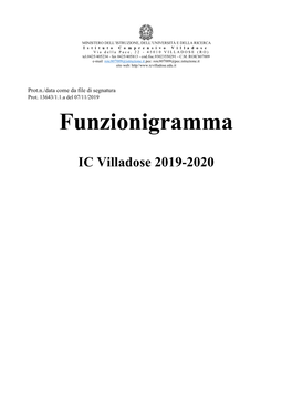 Funzionigramma IC Villadose 2019-20