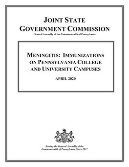 Meningitis: Immunizations on Pennsylvania College