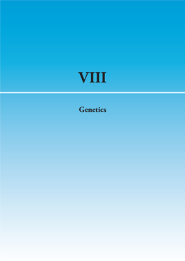 Genetics CQ VIII-1