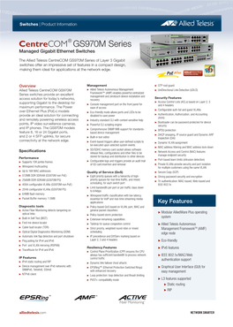 GS970M Datasheet