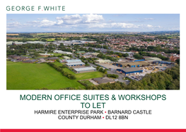 Modern Office Suites & Workshops To