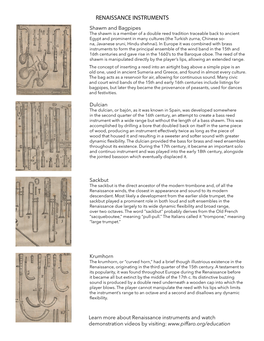 Instrument Descriptions