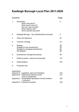 Eastleigh Borough Local Plan 2011-2029