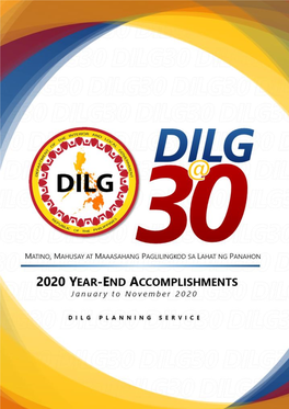 DILG Year-End Report 2020 Page 1 of 70