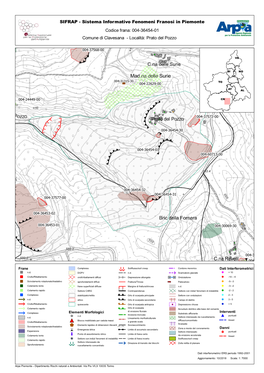 SIFRAP - Sistema Informativo Fenomeni Franosi in Piemonte