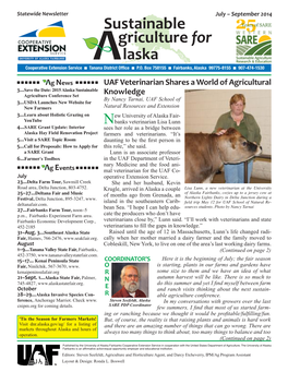 Alaska Griculture for Sustainable