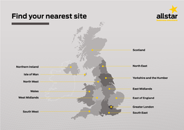 Find Your Nearest Site