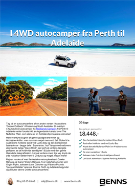 I 4WD Autocamper Fra Perth Til Adelaide I 4WD