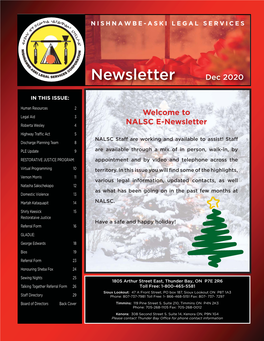 NALSC E-Newsletter Dec2020