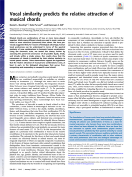 Vocal Similarity Predicts the Relative Attraction of Musical Chords