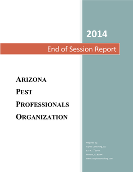 End of Session Report