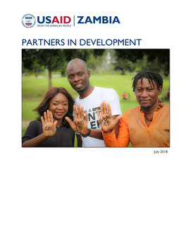 USAID/Zambia Partners in Development Book