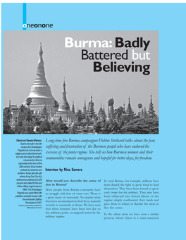 Burma:Badly Battered but Believing