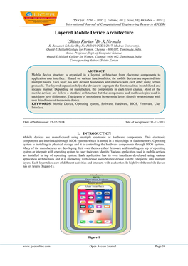 Layered Mobile Device Architecture