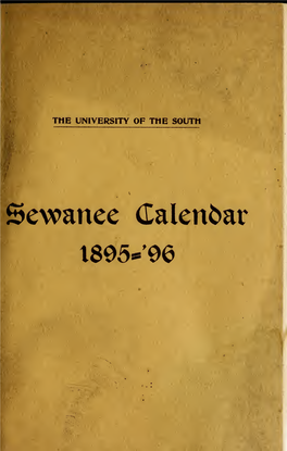 College of Arts and Sciences Catalog and Announcements, 1893-1898