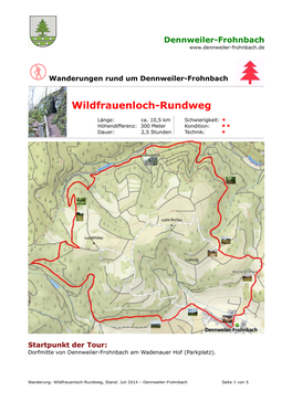 Wildfrauenloch-Rundweg