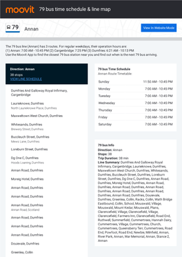 79 Bus Time Schedule & Line Route