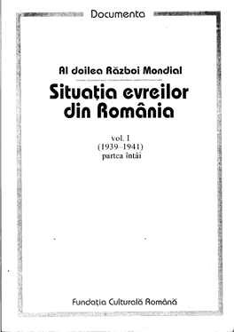 SITUATIA EVREILOR DIN ROMANIA.Pdf
