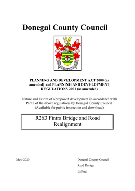 R263 Fintra Bridge and Road Realignment Planning Report
