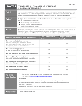 GM Financial Privacy Notice 04.07.2020