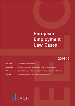 European Employment Law Cases
