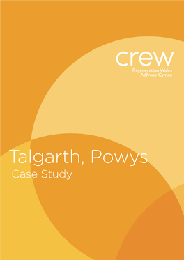 Talgarth, Powys Case Study Working Towards Reinstating Talgarth As a Jewel of the Black Mountains the Importance of Local Community Leadership