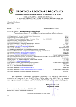 Provincia Regionale Di Catania +