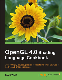 Opengl 4.0 Shading Language Cookbook