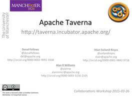 Apache Taverna